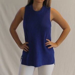 Cobalt Blue J Crew sweater vest